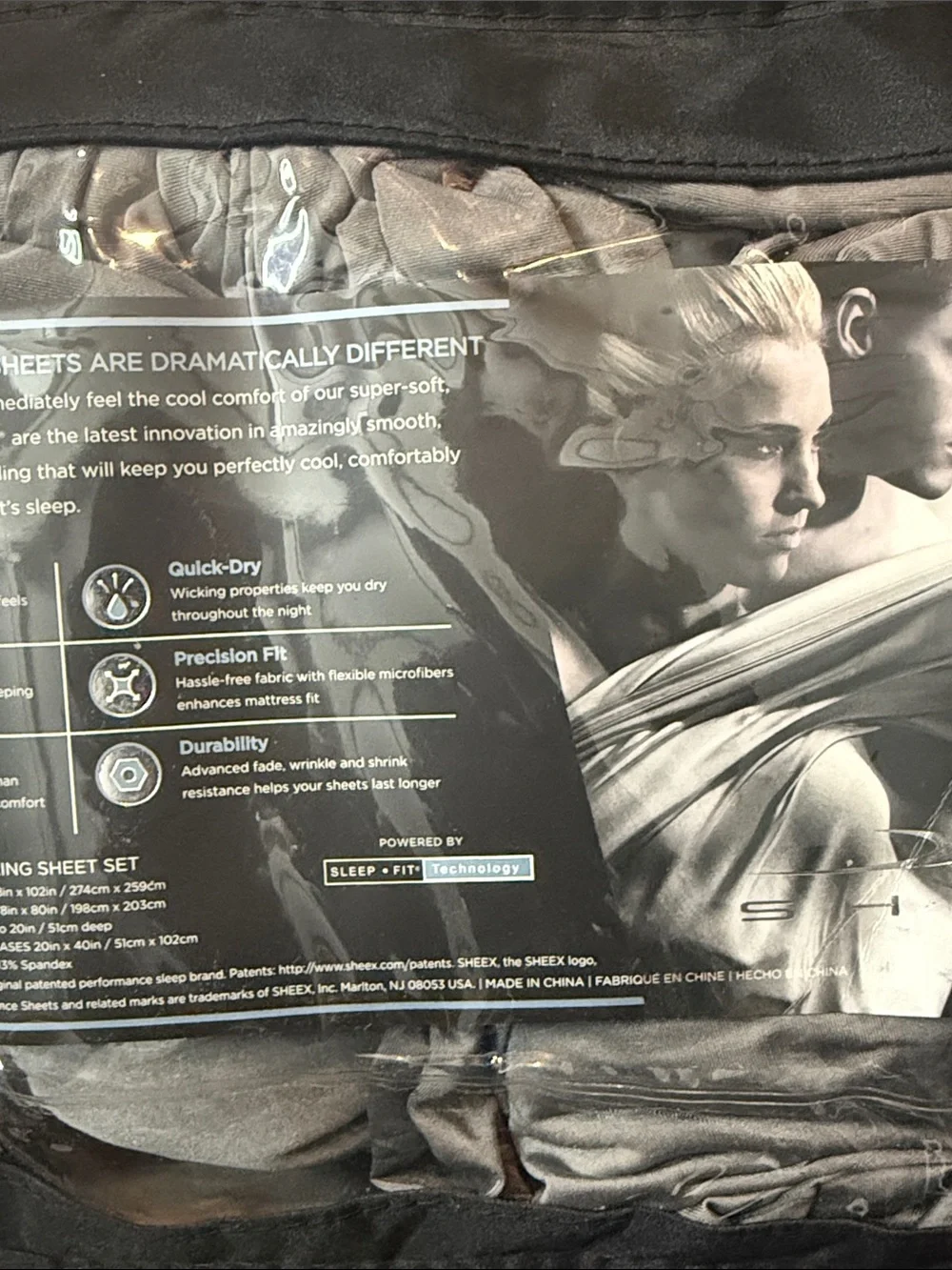 SHEEX ORIGINAL KING SHEET SET GRAPHITE